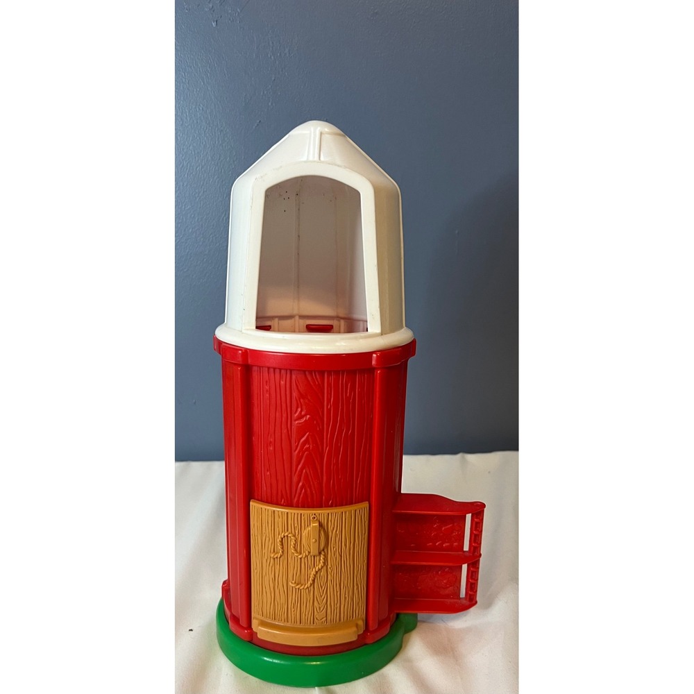 Fisher-Price Little People Caring for Animals Farm Replacement Silo Red Barn